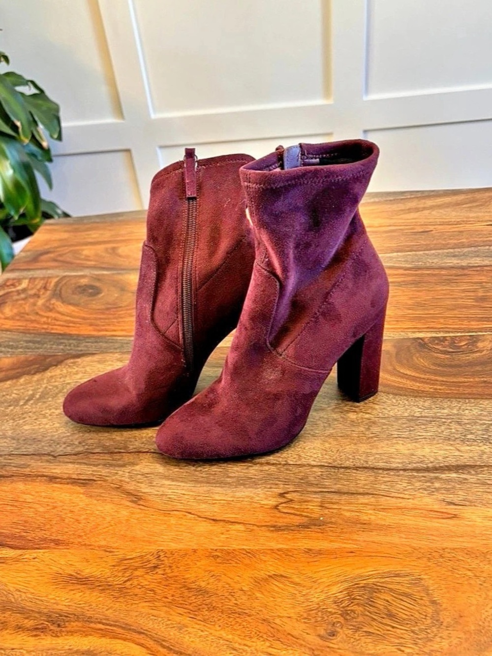 Aldo Women's Purple Heeled Boots
